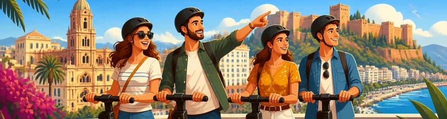 Exploración en Segway de los sitios más emblemáticos de Málaga