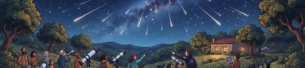 Observación de las Perseidas 2026 con Astronomía Sevilla