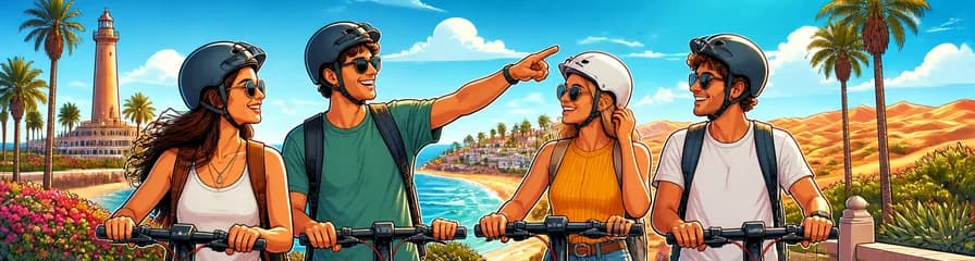 Alquiler de patinete eléctrico Kick Start: Descubre Playa del Inglés y Maspalomas
