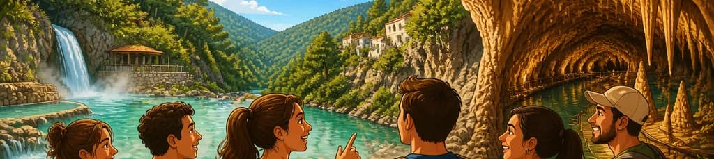 Excursión desde Valencia a las aguas termales de Montanejos y las Cuevas de San José