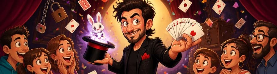 Un show de magia y humor impredecible con Gerardo Martínez