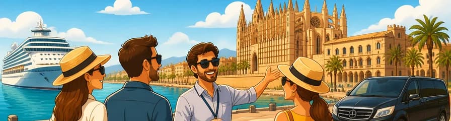 Excursión costera privada de día completo en Palma de Mallorca con salida desde el puerto de Palma