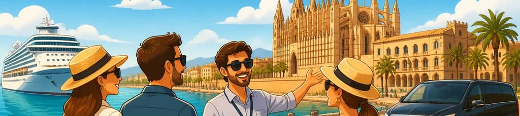 Excursión costera privada de día completo en Palma de Mallorca con salida desde el puerto de Palma