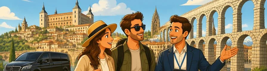 Excursión privada a Toledo y Segovia con recogida en el hotel de Madrid