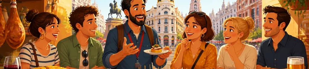 Recorrido privado por la cultura culinaria madrileña con un guía local