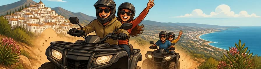 Aventura todoterreno guiada en quad por la Costa del Sol partiendo de Mijas