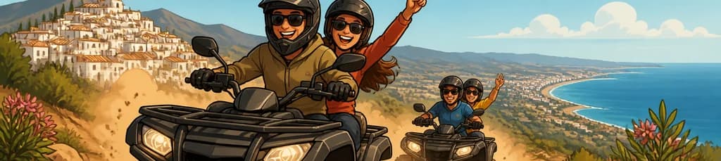 Aventura todoterreno guiada en quad por la Costa del Sol partiendo de Mijas