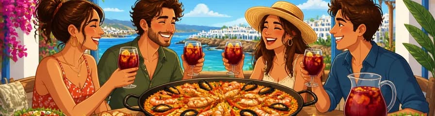 Disfruta de una paella en el Restaurante América con un litro de sangría