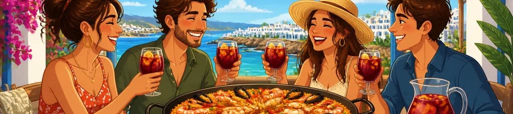 Disfruta de una paella en el Restaurante América con un litro de sangría