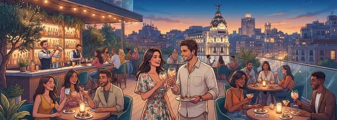 Disfrute de una tarde de cócteles en Catorce Sky Bar