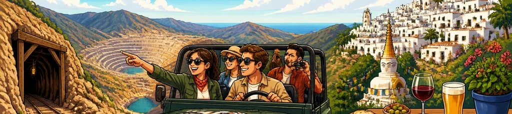 Aventura en jeep por Mojácar y ruta de tapas andaluzas en las montañas de Bédar
