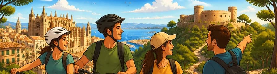Exploración privada en bicicleta por los puntos de interés más destacados de Palma de Mallorca