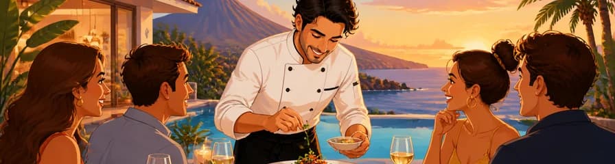 Disfrute de un chef privado en su villa de Tenerife