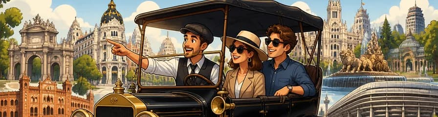 Experiencia privada de lujo por Madrid en un coche clásico Ford T