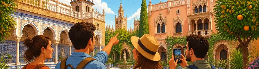Recorrido por el Palacio de las Dueñas y la Casa de Pilatos en Sevilla