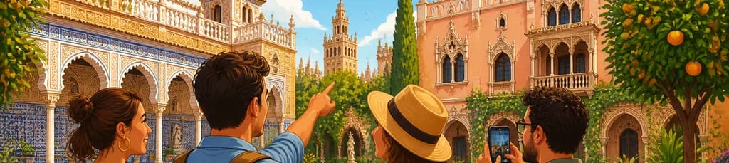 Recorrido por el Palacio de las Dueñas y la Casa de Pilatos en Sevilla