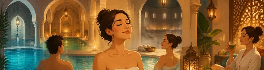 Ritual de Baño Árabe de 90 Minutos en Hammam Al Ándalus Puerta de Hierro