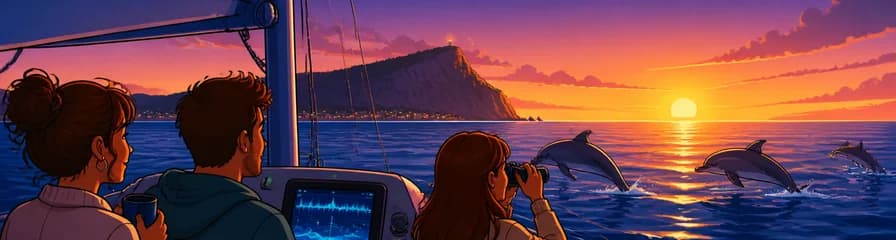 Excursión nocturna en velero eléctrico para avistar delfines en Denia, en grupo reducido
