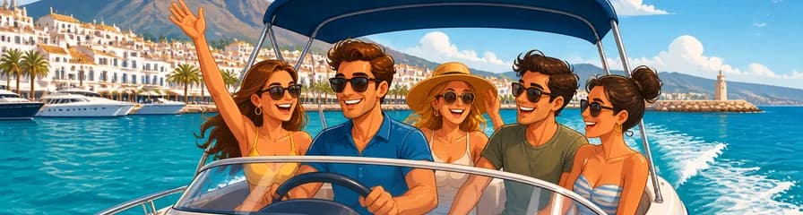 Alquiler de embarcaciones en Puerto Banús sin necesidad de licencia
