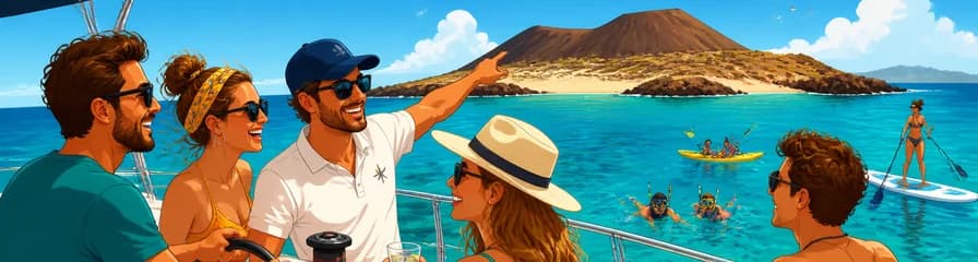 Excursión de navegación privada de tres horas alrededor de la isla de Lobos