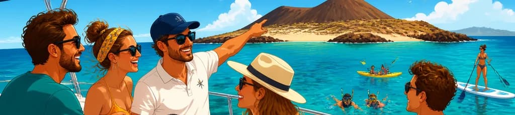Excursión de navegación privada de tres horas alrededor de la isla de Lobos