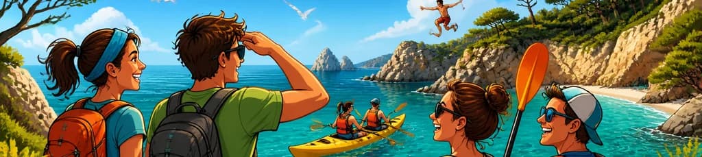 Aventura de kayak y senderismo por la espectacular Costa Brava