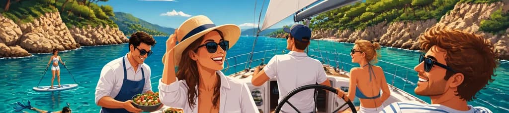 Excursión en velero por la Costa Brava: chárter de día completo (10h a 18h)