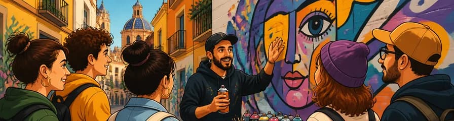 Taller y recorrido por el arte urbano de El Carmen en grupos reducidos