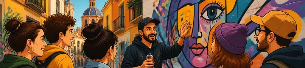 Taller y recorrido por el arte urbano de El Carmen en grupos reducidos