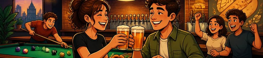 Disfruta de una hora de billar, dos cervezas artesanales y un entrante para compartir en Mendrugo, Madrid