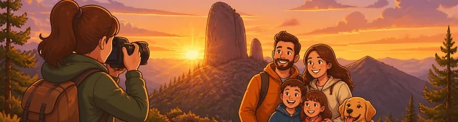 Sesión de fotos en el Roque Nublo, en la localidad de Tejeda
