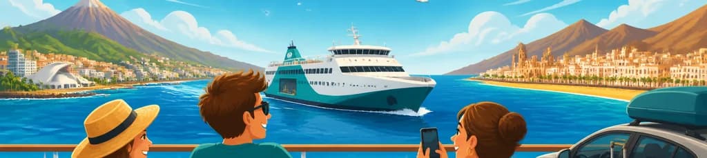 Traslado en ferry entre las islas de Tenerife y Gran Canaria