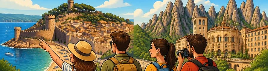 Aventura desde Barcelona: excursión a Montserrat y Tossa de Mar