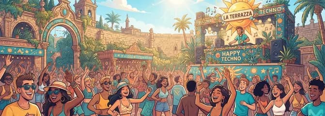 Happy Techno regresa a La Terrrazza Barcelona para una edición diurna al aire libre