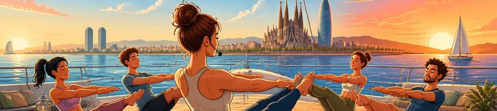 Vive el Pilates en el Mar: Sesiones al Amanecer y al Atardecer en Barcelona