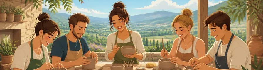 Sumérgete en la Cerámica: Taller de 2 Horas en Grupo Reducido y Entorno Natural