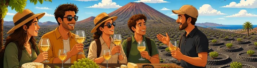 Experiencia culinaria y volcánica: un recorrido por los vinos de La Geria