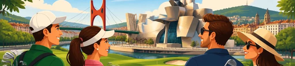 Aventura de golf esencial de tres días en Bilbao