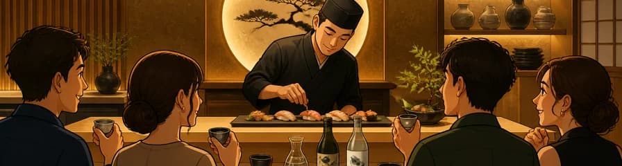 Omakase con maridaje de sake en Os-kuro: una inmersión gastronómica japonesa