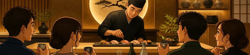 Omakase con maridaje de sake en Os-kuro: una inmersión gastronómica japonesa