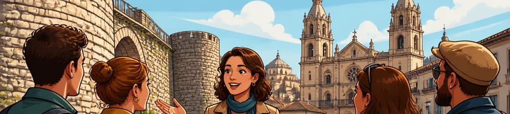 Recorrido privado a pie de dos horas por Lugo