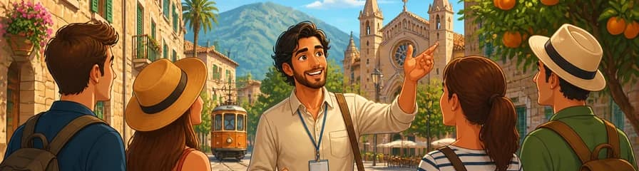 Recorrido privado a pie por Sóller acompañado de un guía turístico oficial