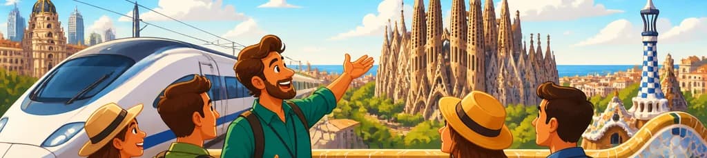 Aventura en Barcelona: Viaje de un día en tren de alta velocidad desde Madrid
