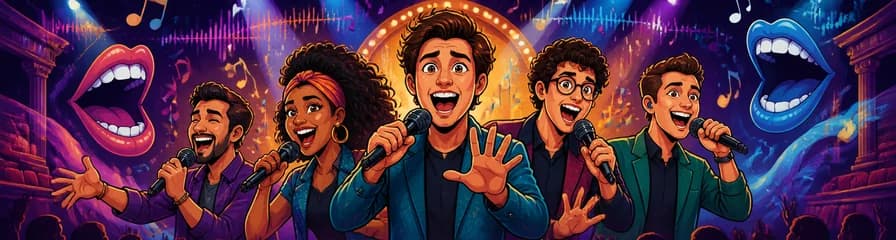 "Con la boca abierta": el aclamado musical de Dimensión Vocal regresa al Teatro Lara