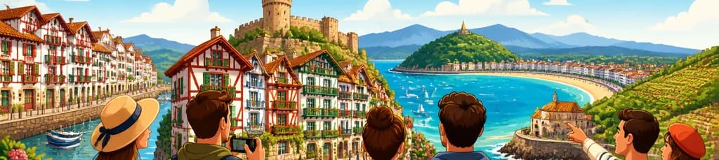 Recorrido privado por Piedra de Dragón y San Sebastián con salida desde Bilbao