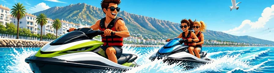 Vive la emoción sobre el agua en Marbella con nuestras motos de agua