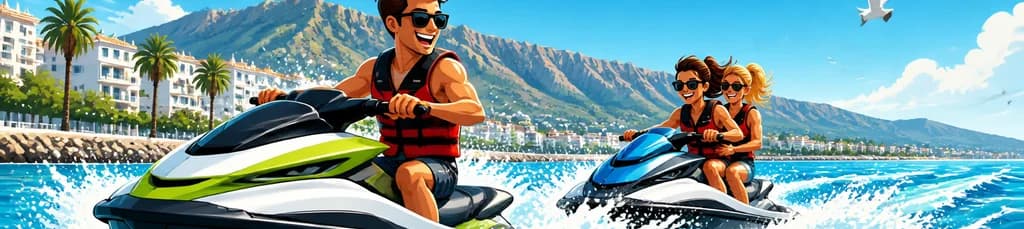 Vive la emoción sobre el agua en Marbella con nuestras motos de agua