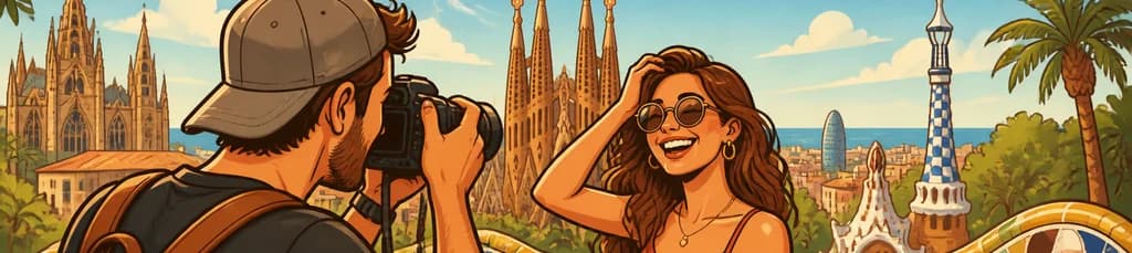 Disfruta de una divertida sesión de fotos en Barcelona con Mike