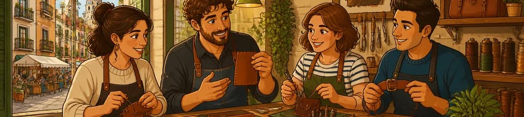 Crea tu propia pieza de cuero artesanal en el corazón de La Latina