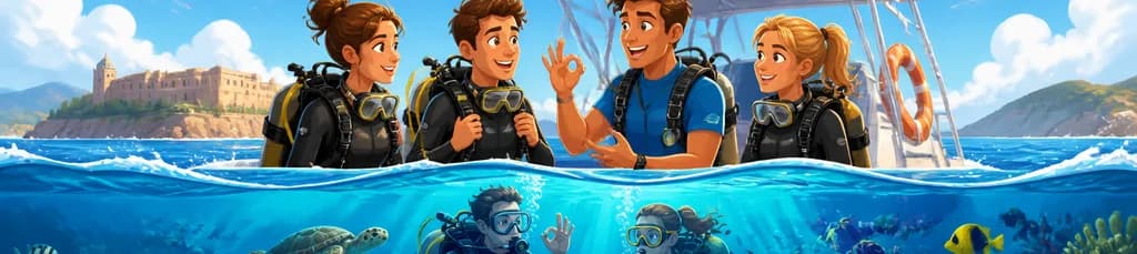 Descubre el mundo submarino: experiencia de bautismo de buceo en barco